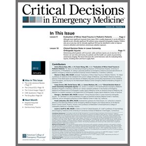 Critical Care Perspectives in Emergency.